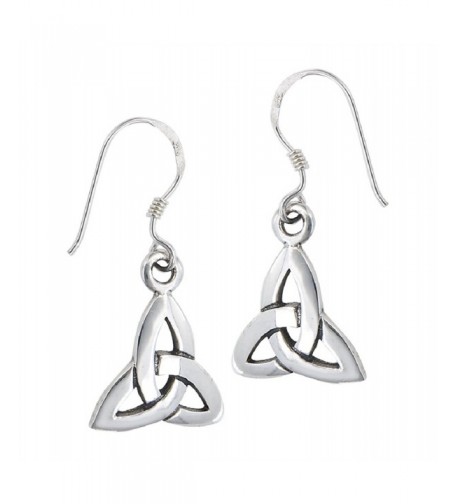 Sterling Silver Celtic Trinity Earrings