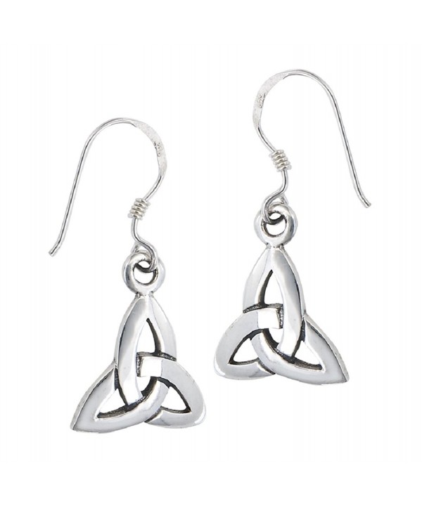 Sterling Silver Celtic Trinity Earrings