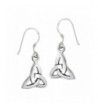 Sterling Silver Celtic Trinity Earrings