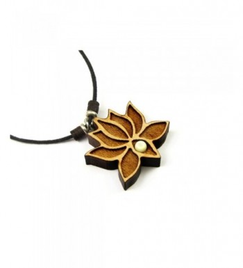 Flower Pendant Adjustable Necklace Accent