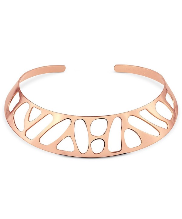 BERRICLE Plated Fashion Choker Necklace