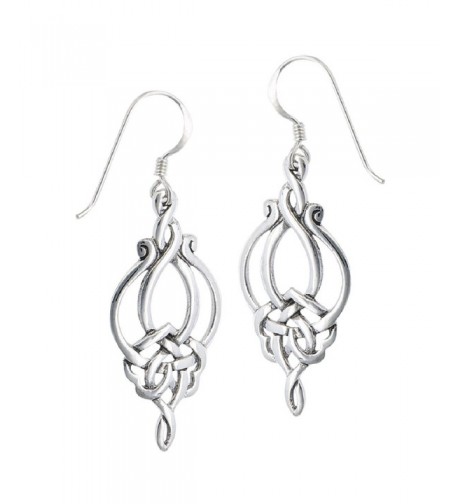 Sterling Silver Unique Celtic Earrings