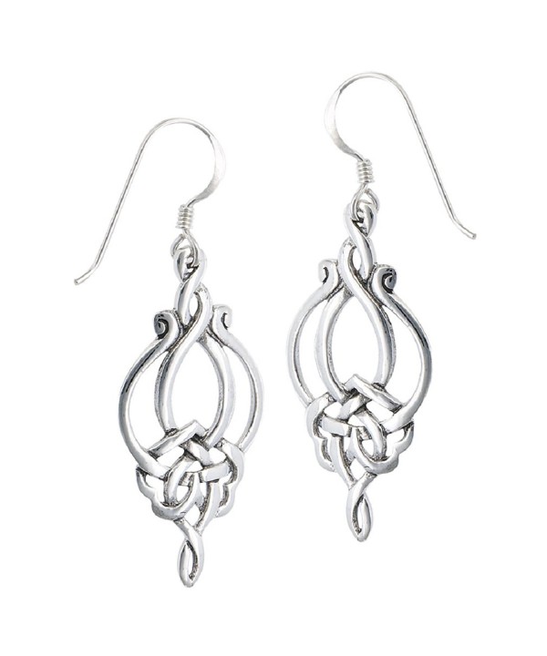 Sterling Silver Unique Celtic Earrings