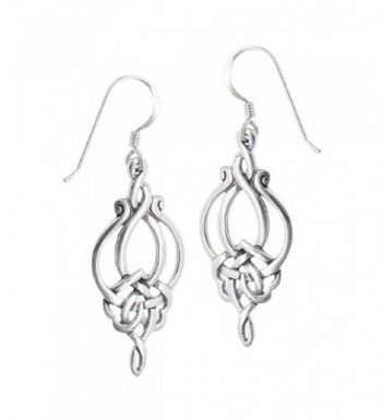 Sterling Silver Unique Celtic Earrings