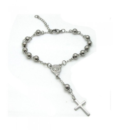 Stainless Single Decade Catholic Bracelet