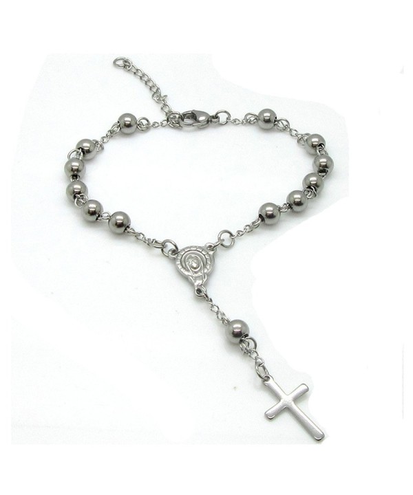 Stainless Single Decade Catholic Bracelet