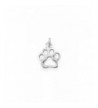 Corinna Maria Sterling Silver Pawprint Charm