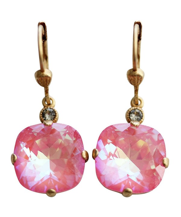 Catherine Popesco Goldtone Crystal Earrings