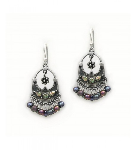 Sterling Bohemian Cultured Freshwater Earrings