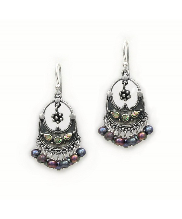 Sterling Bohemian Cultured Freshwater Earrings