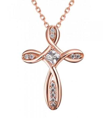 Pendant Necklace Infinity Crystal Jewelry