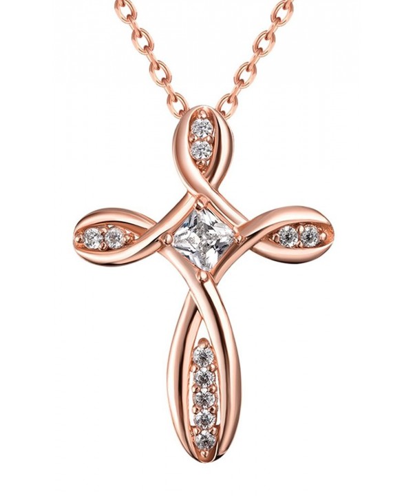 Pendant Necklace Infinity Crystal Jewelry