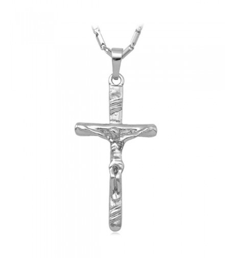 U7 Crucifix Christian Thanksgiving Platinum