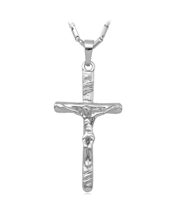 U7 Crucifix Christian Thanksgiving Platinum