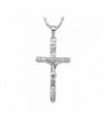 U7 Crucifix Christian Thanksgiving Platinum