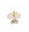 Eyourlife Rhinestone Butterfly Eardrop Earrings