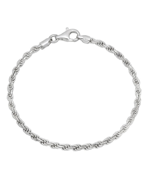 Authentic Sterling Silver Diamond Cut Bracelet