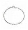 Authentic Sterling Silver Diamond Cut Bracelet