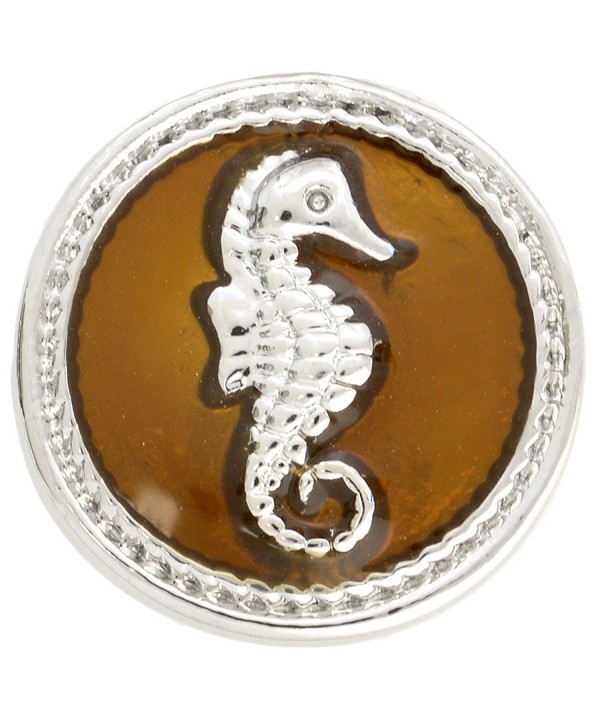 Brown Seahorse Enamel Nugz interchangeable