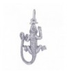 Rembrandt Charms Iguana Sterling Silver