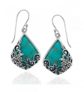 Oxidized Sterling Decorative Turquoise Gemstone