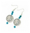 American Coin Treasures Turquoise Earrings