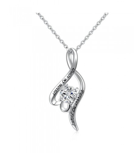 Sterling Silver Forever Pendant Necklace