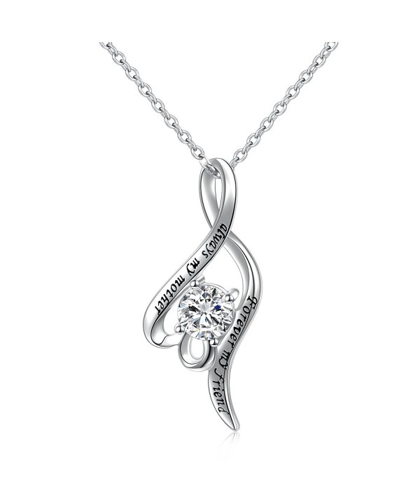 Sterling Silver Forever Pendant Necklace