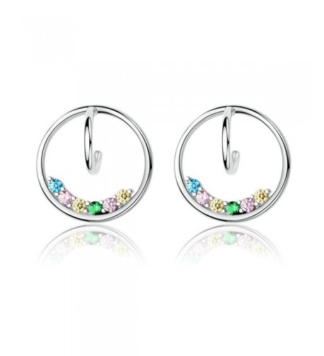 Kiss Colorful Sterling Silver Earrings