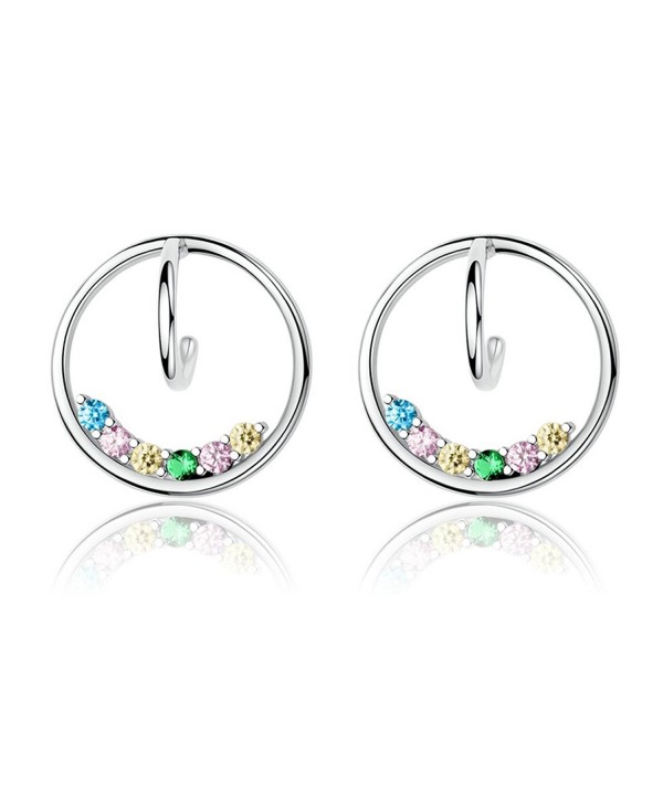 Kiss Colorful Sterling Silver Earrings