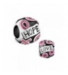 LovelyCharms Ribbon Breast Cancer Bracelets