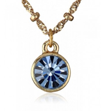 1928 Jewelry Sapphire Pendant Necklace