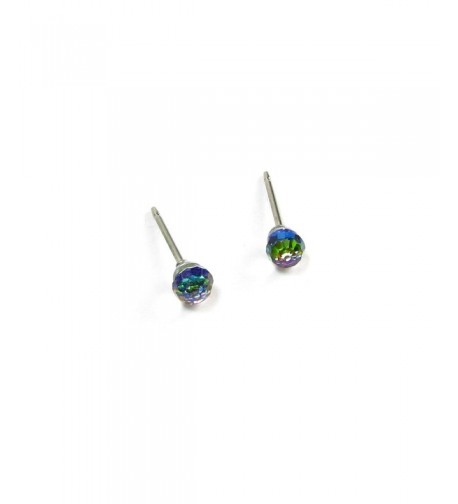 Vitrail Faceted Swarovski Crystal Earrings