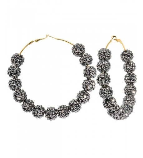 Starry Night Black Sparkle Earrings