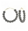 Starry Night Black Sparkle Earrings