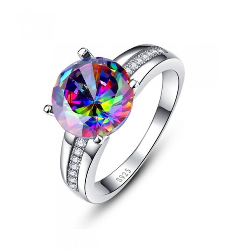 BONLAVIE Sterling Created Rainbow Engagement