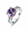 BONLAVIE Sterling Created Rainbow Engagement