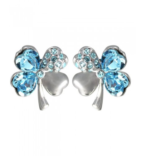 Swarovski Elements Crystal Rhodium Earrings