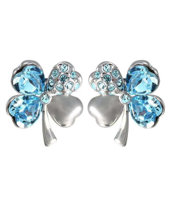 Swarovski Elements Crystal Rhodium Earrings