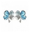 Swarovski Elements Crystal Rhodium Earrings