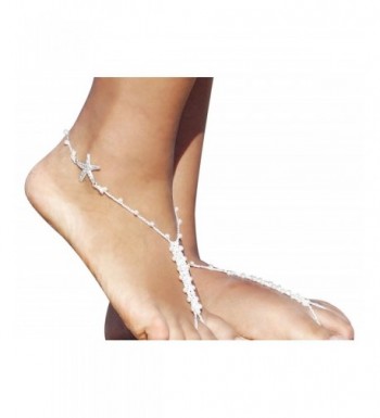 Crystal Barefoot Sandals Wedding Jewelry