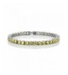 Canary Yellow Zirconias Tennis Bracelet