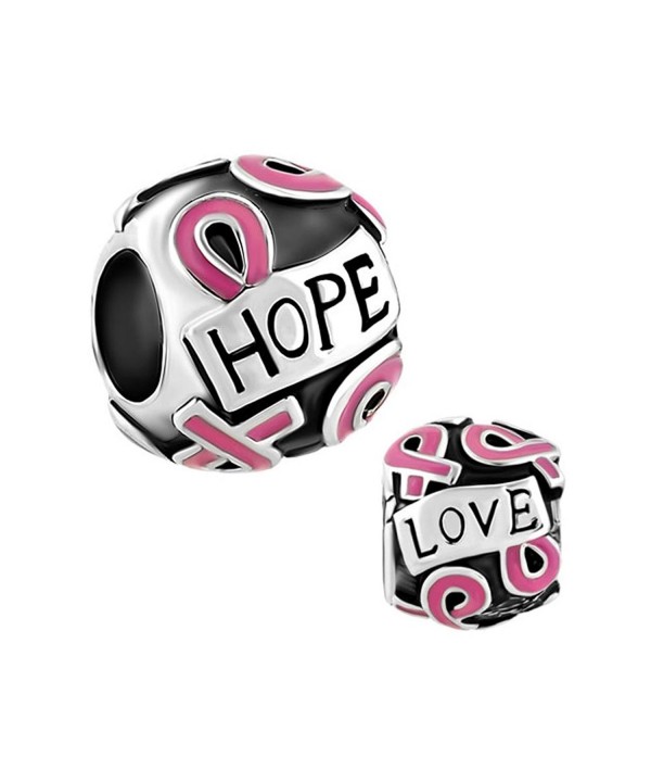 CharmsStory Breast Cancer Awareness Bracelets