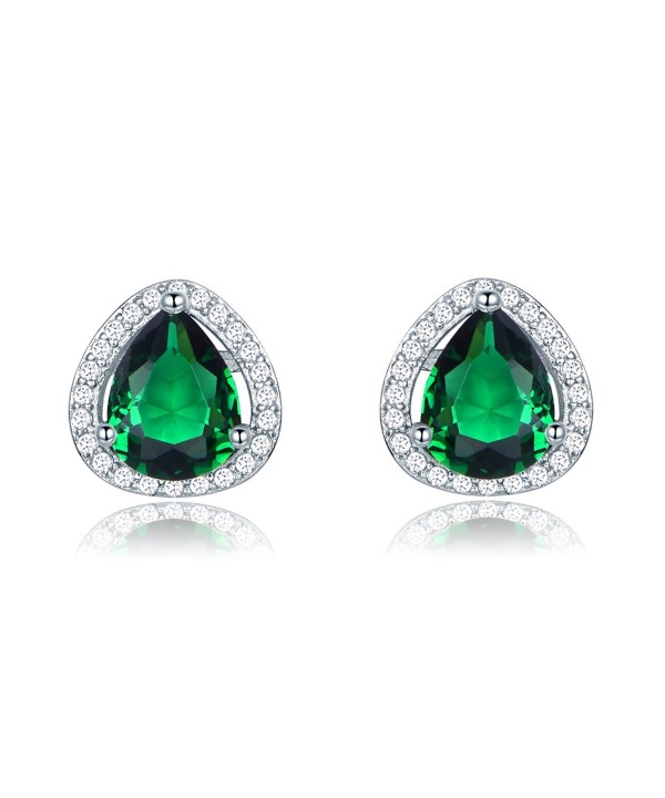 GULICX Shinning Emerald Zironia Earrings