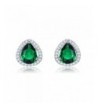 GULICX Shinning Emerald Zironia Earrings