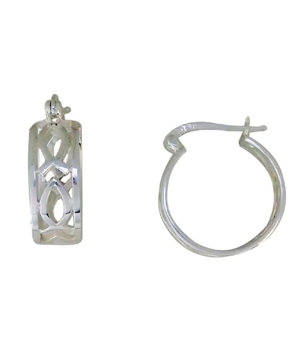 Sterling Silver Earring Designer Latch