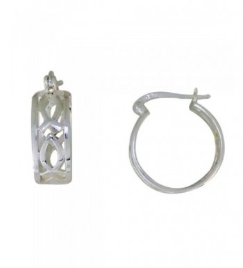 Sterling Silver Earring Designer Latch