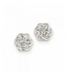 Sterling Silver Polished Celtic Earrings