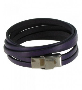 Poulettes Jewels Bracelet Leather Stainless