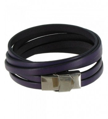 Poulettes Jewels Bracelet Leather Stainless